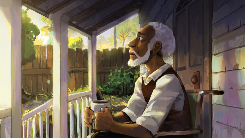 Grandpa Arthur, Canvas